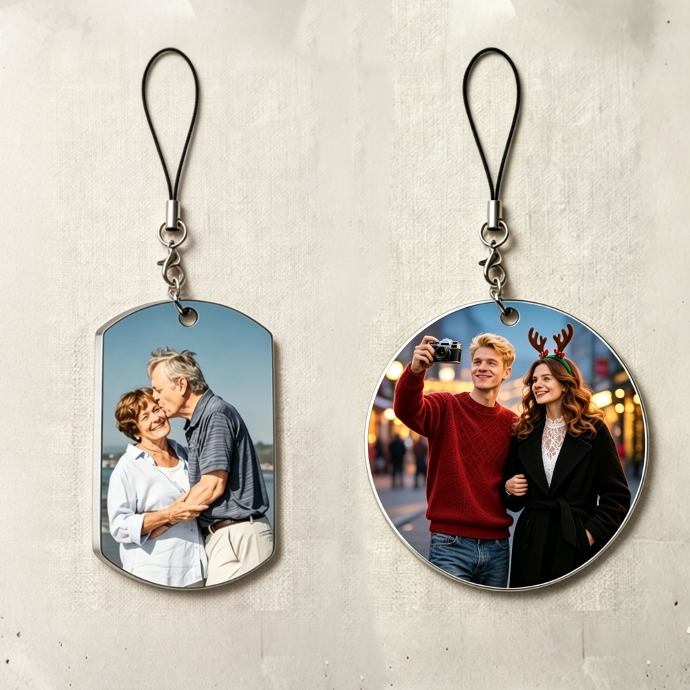 Crossfit Gym - Personalized Acrylic Customized Pendant Keychain Couple