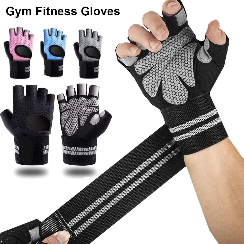 Wrist Wrap Support - 1Pair with Wrist Wrap Support Gym