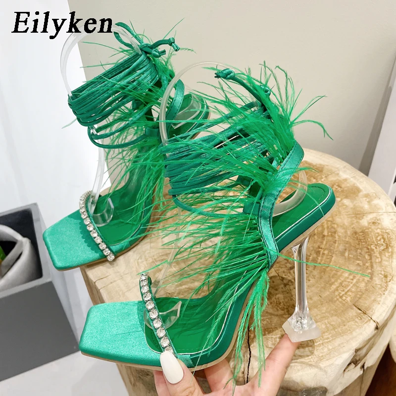 Crossfit Lady - Eilyken Summer Sexy Crystal Feather Women
