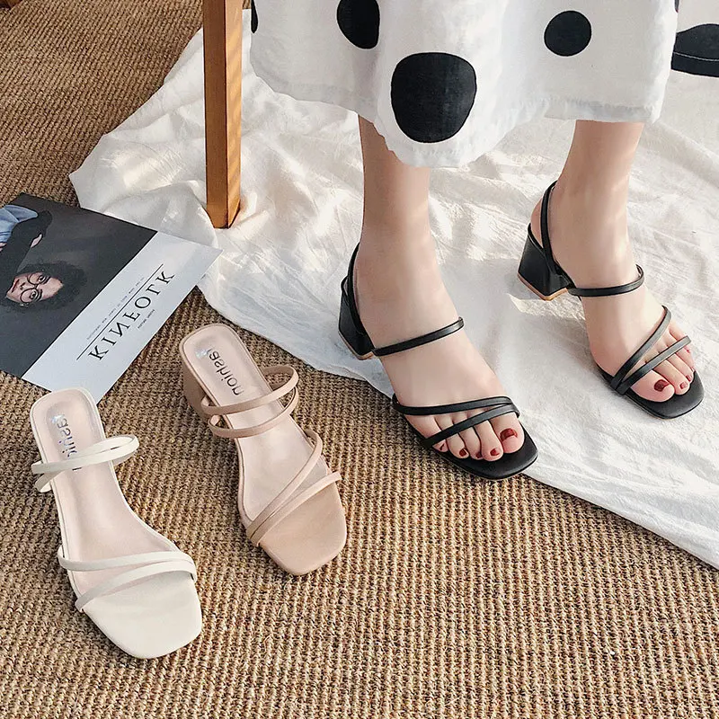 Crossfit Lady - Women High Heel Sandals Summer Casual