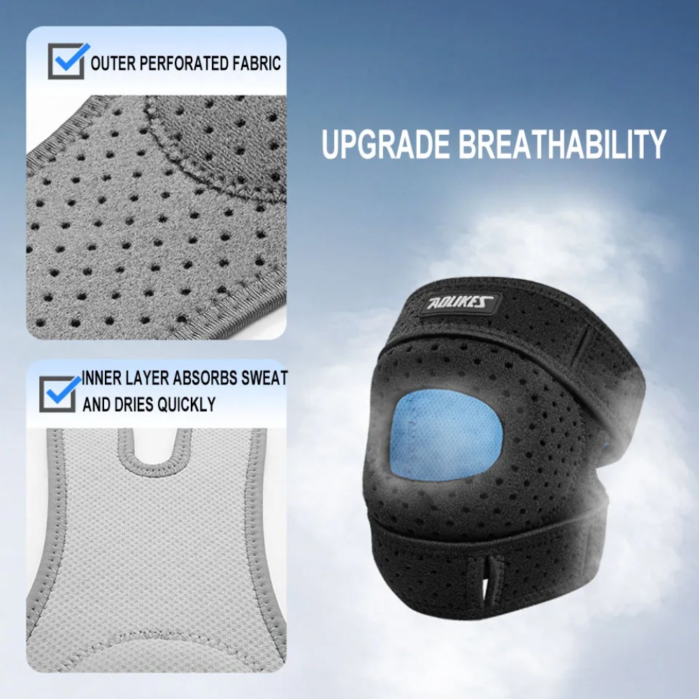 New 1PCS Patella Knee Brace Co - Knee Sleeve Pair avaliação e preço