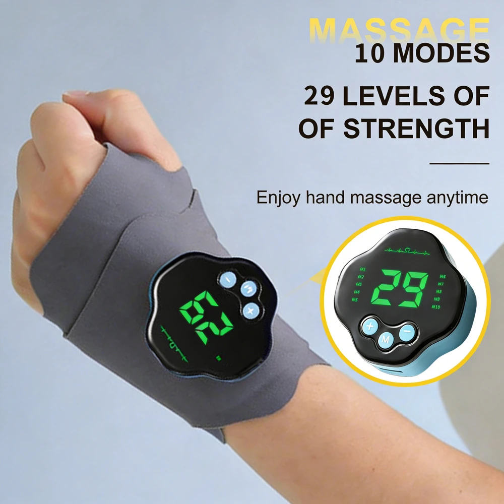 29 Levels Electric Hand Massag - Wrist Wrap Support avaliação e preço