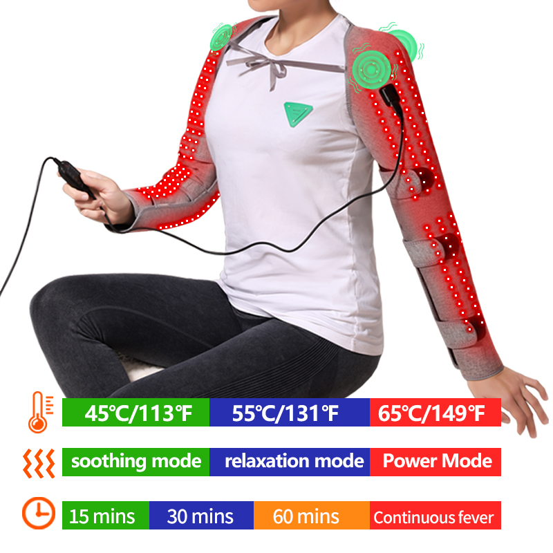 Red Light Long Heating Pad wit - Wrist Wrap Support avaliação e preço