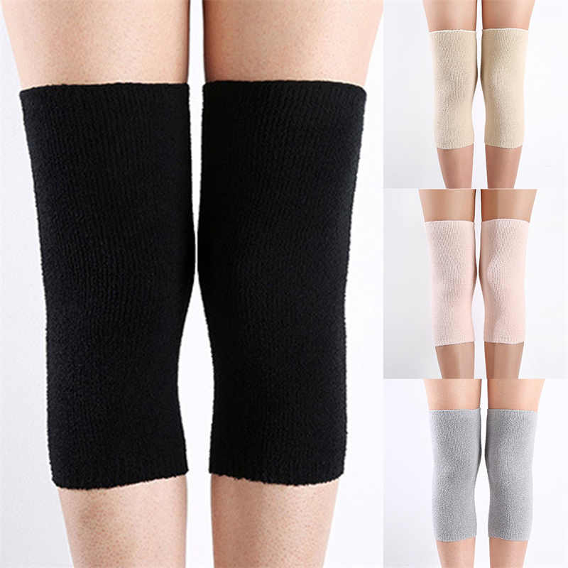 1 Pair Winter Warm Knee Pads B - Knee Sleeve Pair avaliação e preço