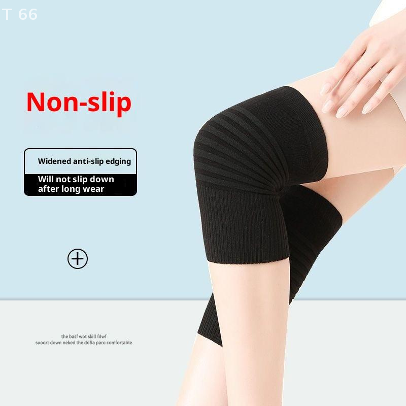 1 Pair Knitted Knee Brace Pads - Knee Sleeve Pair avaliação e preço