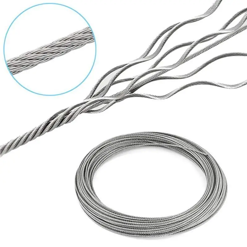 7x7 Stainless Steel Wire Rope  - Crossfit Lifting avaliação e preço