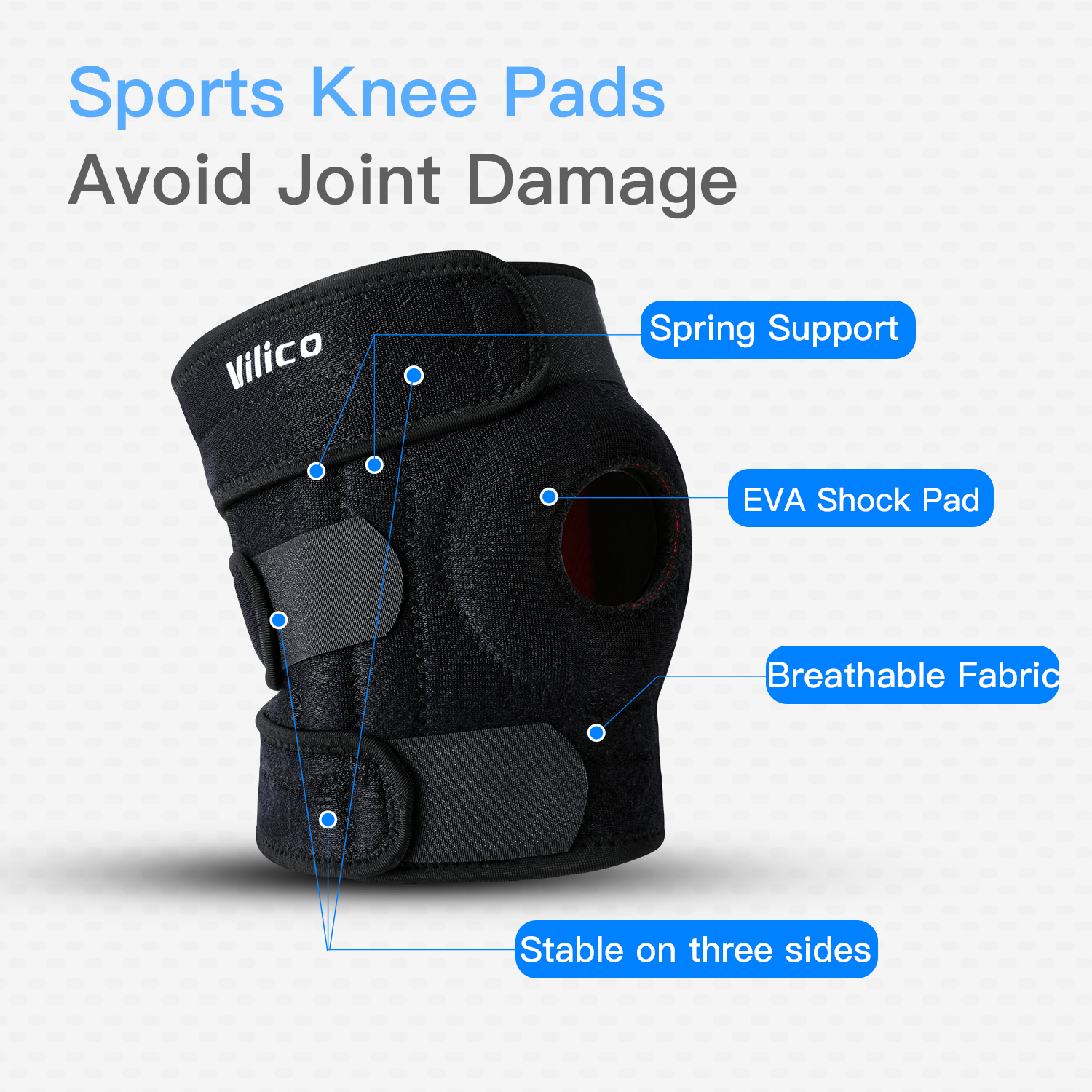 Knee Brace with Side Stabilize - Knee Sleeve Pair avaliação e preço