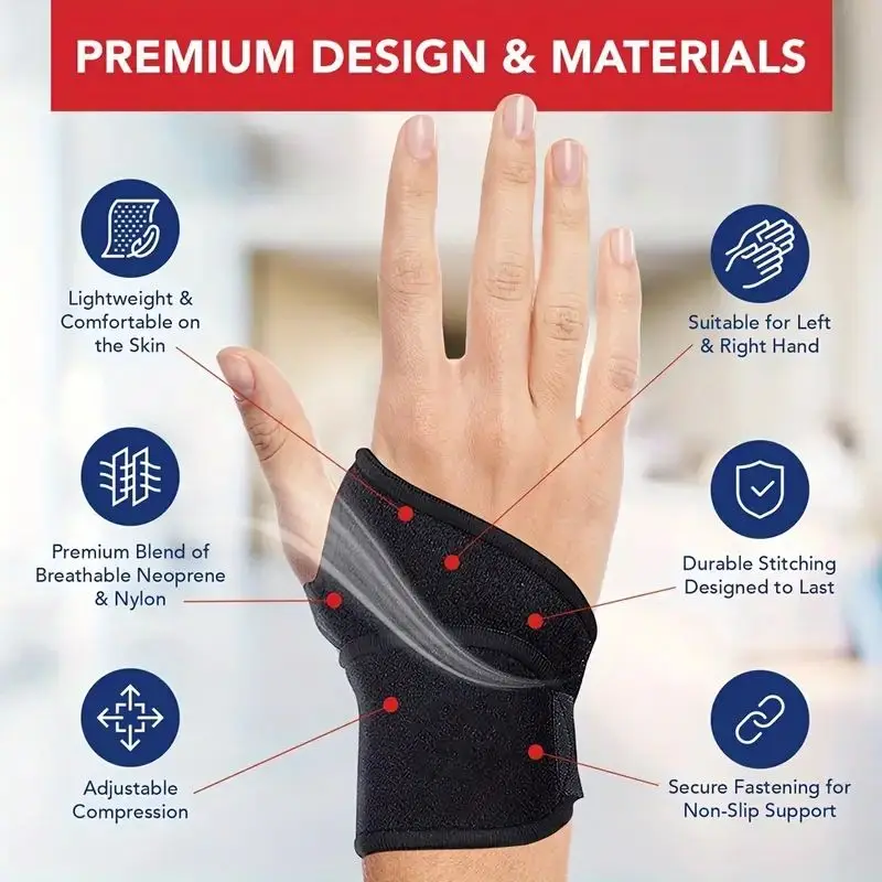 Adjustable Wrist Brace Perfect - Wrist Wrap Support avaliação e preço