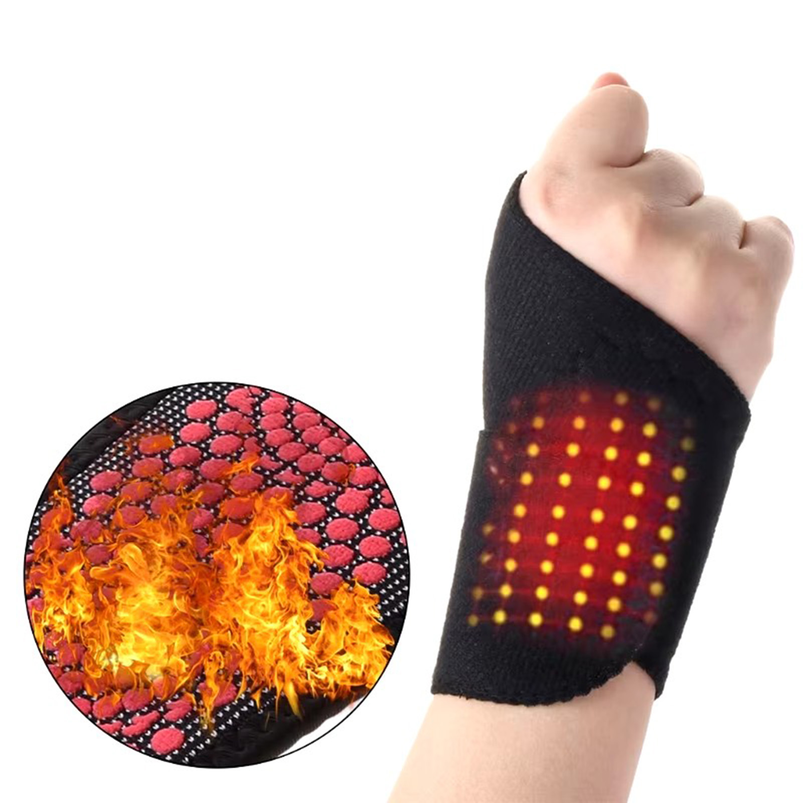 1/2pcs Self-Heating Wrist Brac - Wrist Wrap Support avaliação e preço