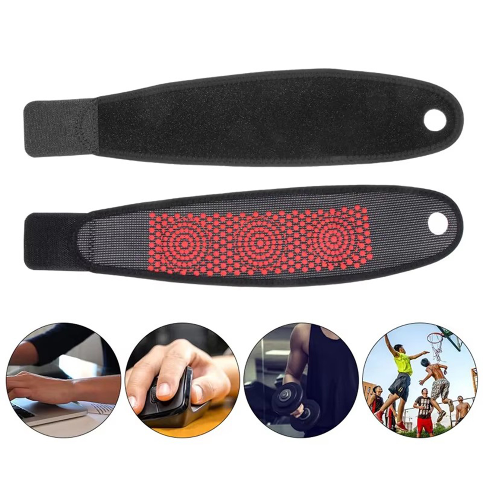 1/2pcs Self-Heating Wrist Brac - Wrist Wrap Support avaliação e preço