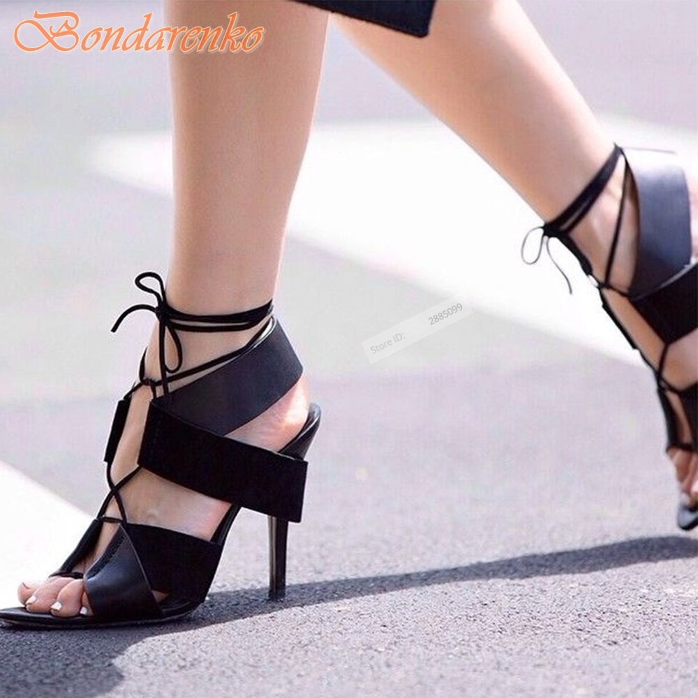 Cross Straps Hollow Sandals St - Crossfit Lady avaliação e preço