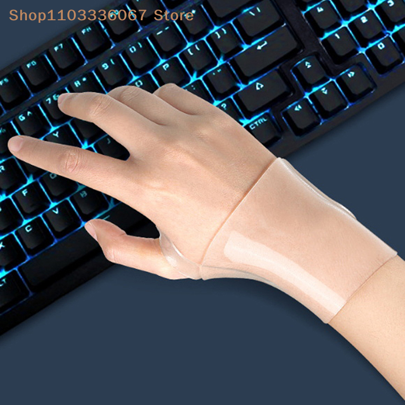 【HL】1Pc Transparent Wristband  - Wrist Wrap Support avaliação e preço