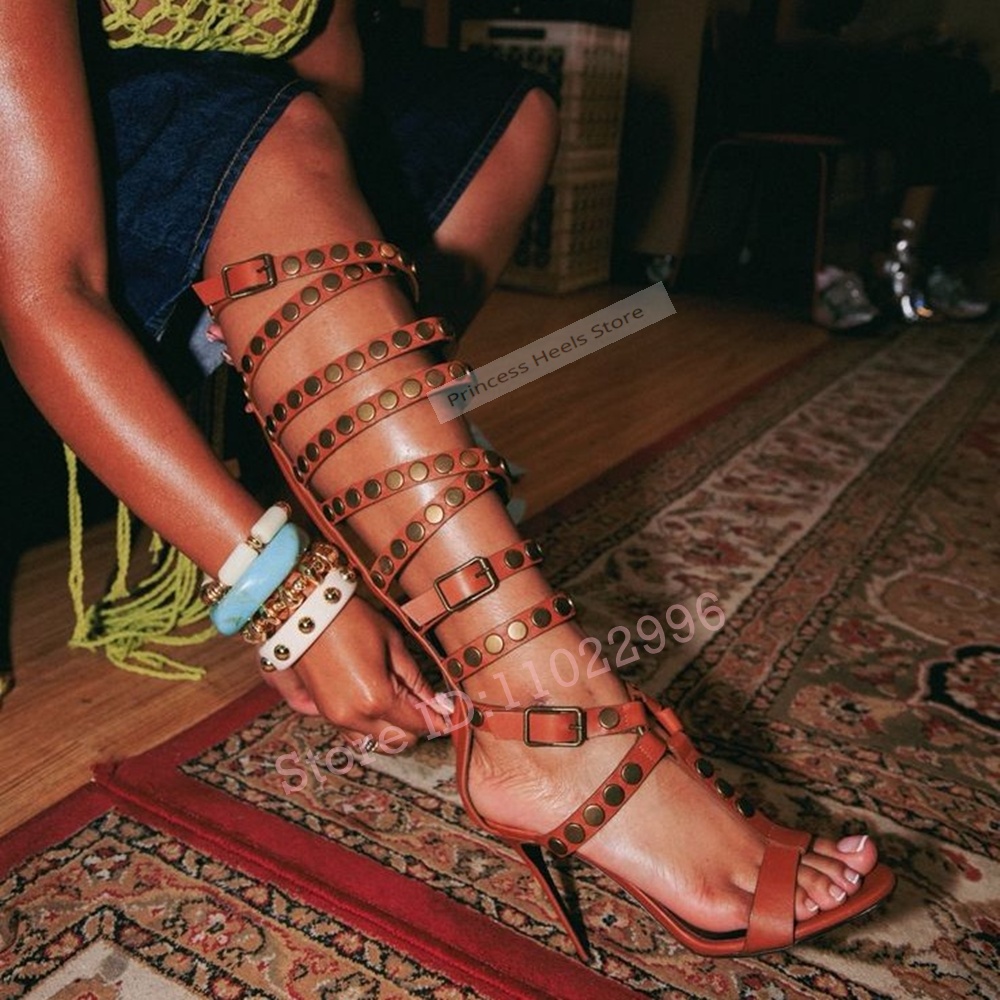 Rivet Buckle Straps Sandals Op - Crossfit Lady avaliação e preço
